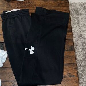 Under Armour Black Pants with White Logo